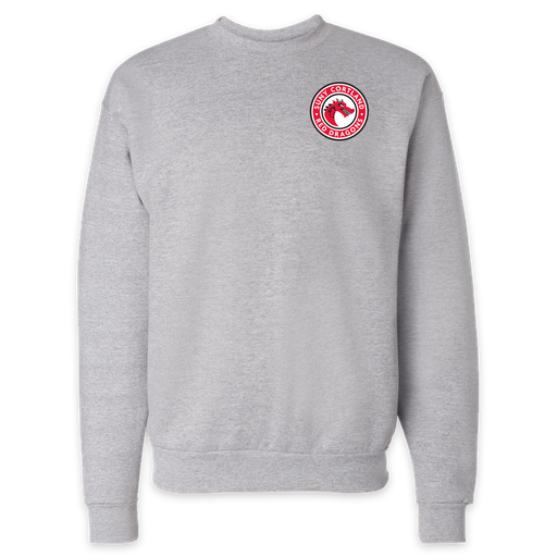 Cortland Red Dragons Emblem Crewneck